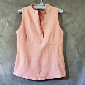 GAIAM ORGANIX Sleevless Organic Cotton Yoga Top  Cantelope Size XL